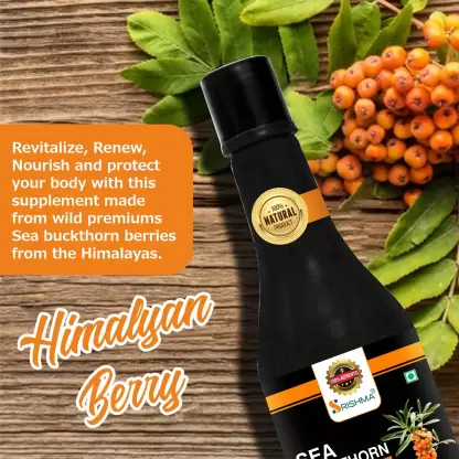 Srishma Sea Buckthorn Juice, Himalayan Berry, Enrich With Omega 3,6,9 & 7 (500 ml) - Image 6
