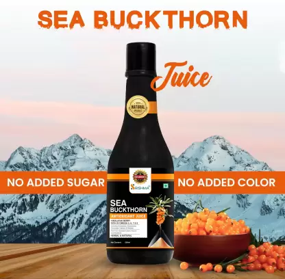Srishma Sea Buckthorn Juice, Himalayan Berry, Enrich With Omega 3,6,9 & 7 (500 ml) - Image 5