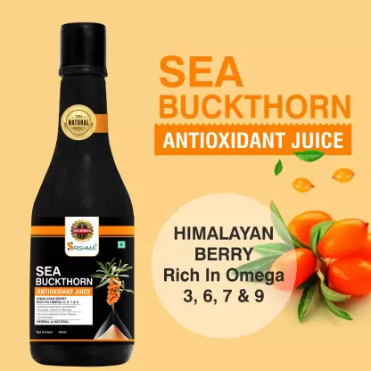 Srishma Sea Buckthorn Juice, Himalayan Berry, Enrich With Omega 3,6,9 & 7 (500 ml) - Image 4