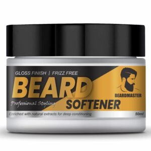 Beardmaster Professional Beard Softener – Frizz-Free Beard Styling Cream for Glossy, Smooth & Well-Groomed Beard (50ml)