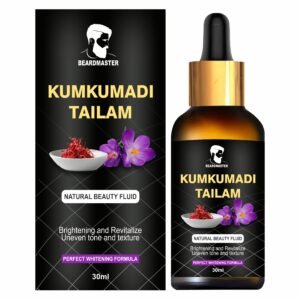 Beardmaster Kumkumadi Tailam – Natural Kumkumadi Oil for Glowing, Bright & Even-Toned Skin (30ml)