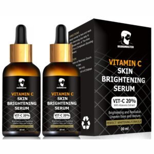 BEARDMASTER Vitamin C Serum for face with hyaluronic acid & Aloe Vera Extract 30 ml Pack Of 2